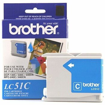 Brother LC51C Innobella Ink, Cyan