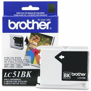 Brother LC51BK Innobella Ink, Black