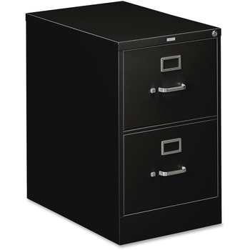 HON 310 Series Two-Drawer, Full-Suspension File, Legal, 26-1/2d, Black