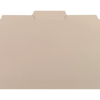 Smead Interior File Folders, 1/3 Cut Top Tab, Letter, Gray, 100/Box
