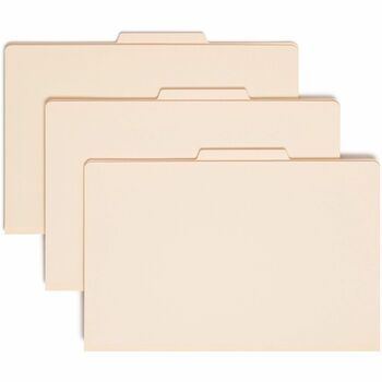 Smead Manila Classification Folders with 2/5 Right Tab, Legal, Six-Section, 10/Box