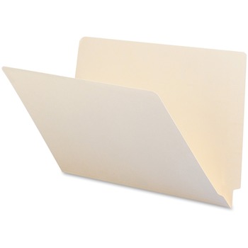 Smead Shelf Folders, Straight Cut, Single-Ply End Tab, Legal, Manila, 100/Box