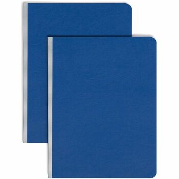 Smead Side Opening PressGuard Report Cover, Prong Fastener, Letter, Dark Blue