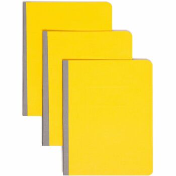 Smead Side Opening PressGuard Report Cover, Prong Fastener, Letter, Yellow
