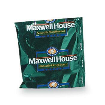 Maxwell House Coffee, Original Roast Decaf, 1.1oz Pack, 42/Carton