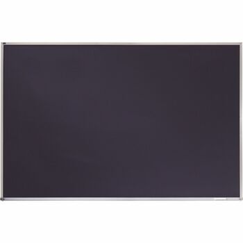 Quartet Porcelain Black Chalkboard w/Aluminum Frame, 72&quot; x 48&quot;, Silver
