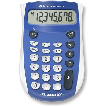 Texas Instruments TI-503SV Pocket Calculator, 8-Digit LCD