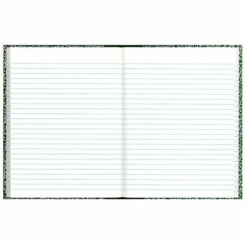 National Lab Notebook, Legal Ruled, 7.88&quot; x 10.13&quot;, White Paper, Green Cover, 96 Sheets