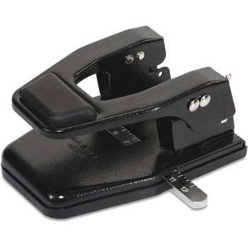 Master 40-Sheet Heavy-Duty Two-Hole Punch, 9/32&quot; Holes, Padded Handle, Black