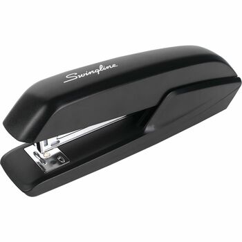 Swingline Standard Full Strip Desk Stapler, 15-Sheet Capacity, Black