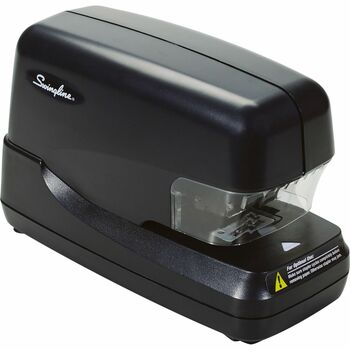 Swingline High-Capacity Flat Clinch Electric Stapler with Jam Release, 70-Sheet Cap, Black