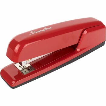 Swingline 747 Business Full Strip Desk Stapler, 20-Sheet Capacity, Rio Red