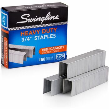 Swingline S.F. 13 Heavy-Duty 3/4&quot; Leg Staples, 160-Sheet Capacity, 1000/Box