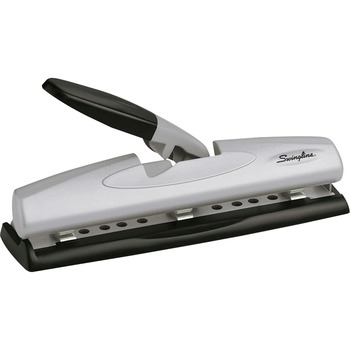 Swingline 20-Sheet Light Touch Desktop Two- or Three-Hole Punch, 9/32&quot; Hole