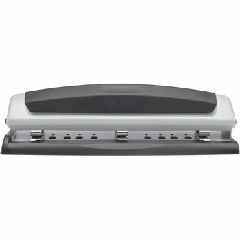 Swingline 10-Sheet Precision Pro Desktop Two- and Three-Hole Punch, 9/32&quot; Holes
