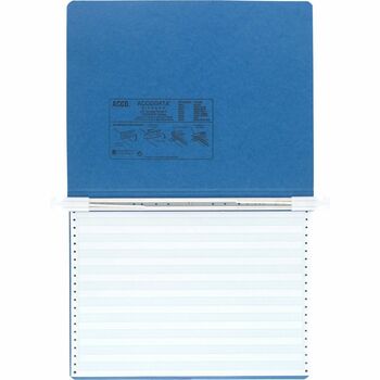 ACCO PRESSTEX Covers w/Storage Hooks, 6&quot; Cap, 11 x 14 7/8, Light Blue
