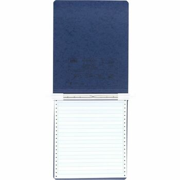 ACCO PRESSTEX Covers w/Storage Hooks, 6&quot; Cap, 9 1/2 x 11, Dark Blue