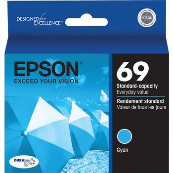 Epson T069220 (69) DURABrite Ink, Cyan