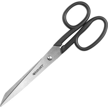 Westcott Kleencut Shears, 8 in, Left/Right Hand, Black