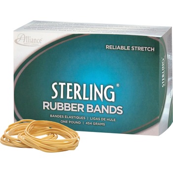 Alliance Rubber Company Sterling Rubber Bands, 19, 3-1/2 x 1/16, 1700 Bands/1lb Box