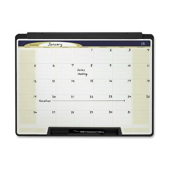 Quartet Motion Portable Monthly Calendar, Dry Erase, 24 x 18