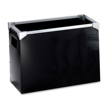 Pendaflex Poly Desktop Storage Box, Letter Size, Black