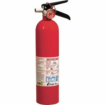 Kidde ProLine Pro 2.5 MP Fire Extinguisher, 1 A, 10 B:C, 100psi, 15h x 3.25 dia, 2.6lb