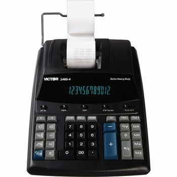 Victor 1460-4 Extra Heavy-Duty Printing Calculator, Black/Red Print, 4.6 Lines/Sec