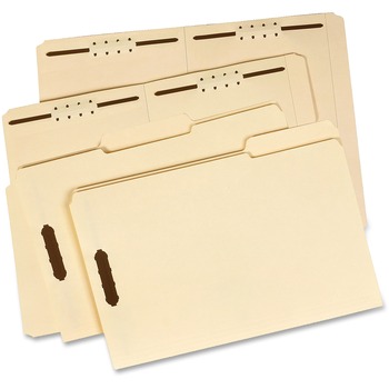 Pendaflex Top Tab Fastener Folder, 1/3 Cut Top Tab, Legal, 18 Point, Manila, 50/Box