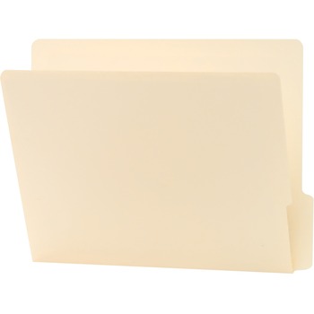 Smead Folders, 1/3 Cut Bottom, Reinforced End Tab, Letter, Manila, 100/Box