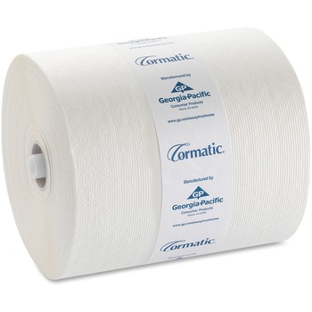 Georgia Pacific Professional Hardwound Roll Towels, 8-1/4 x 700&#39;, White, 6 Rolls/CT