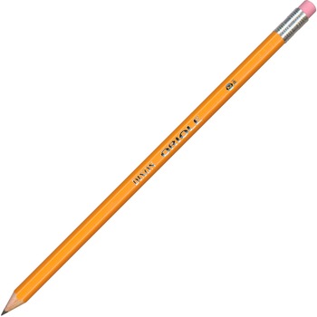 Dixon Oriole Woodcase Pencil, F #2.5, Yellow, Dozen