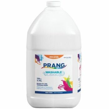 Prang Washable Paint, White, 1 gal