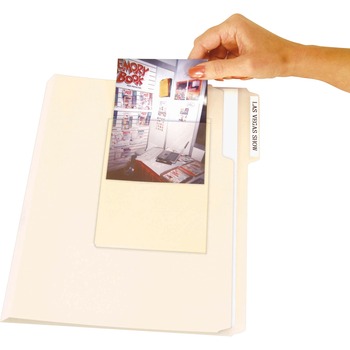 C-Line Peel &amp; Stick Photo Holders for 3-1/2 x 5 &amp; 4 x 6 Photos, 4-3/8 x 6-1/2, Clear