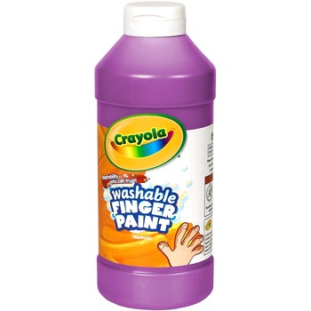Crayola Washable Finger Paint, 16 oz. Bottle, Violet