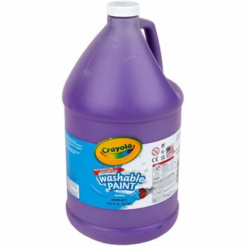 Crayola Washable Paint, 128 oz. Container, Violet