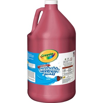 Crayola Washable Paint, 128 oz. Container, Red