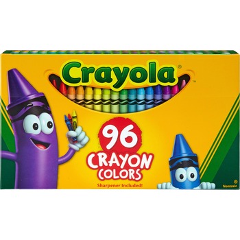 Crayola Crayons, Non-Peggable, 96/BX