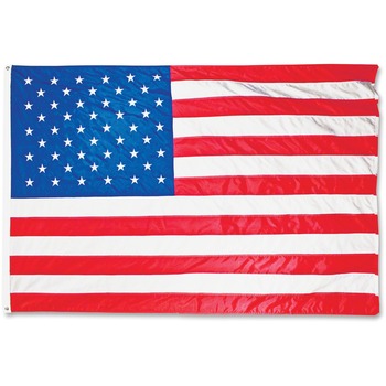 Advantus All-Weather Outdoor U.S. Flag, Heavyweight Nylon, 4 ft x 6 ft