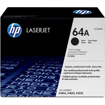 HP 64A (CC364A) Toner Cartridge, Black