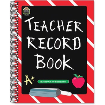 Teacher Created Resources Record Book, Spiral-Bound, 11 x 8-1/2, 64 Pages