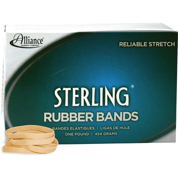 Alliance Rubber Company Sterling Rubber Bands Rubber Bands, 62, 2-1/2 x 1/4, 600 Bands/1lb Box