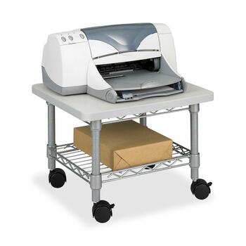 Safco Underdesk Printer/Fax Stand, One-Shelf, 19w x 16d x 13-1/2h, Gray