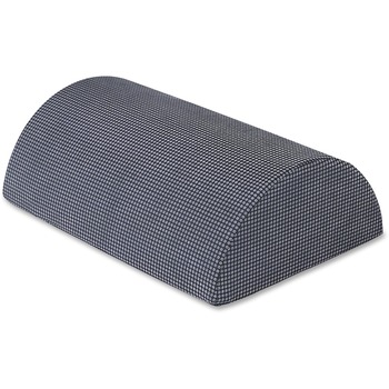 Safco Half-Cylinder Padded Foot Cushion, 17-1/2w x 11-1/2d x 6-1/4h, Black