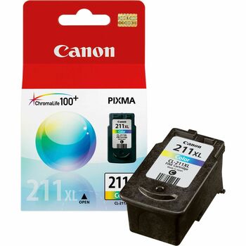 Canon 2975B001 (CL-211XL) High-Yield Ink, Tri-Color
