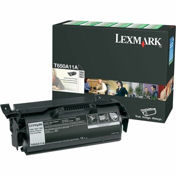 Lexmark T650A11A Toner, 7000 Page-Yield, Black