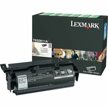 Lexmark T650H11A High-Yield Toner, 25000 Page-Yield, Black