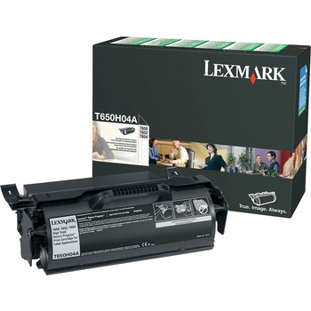 Lexmark T650H04A High-Yield Toner, 25000 Page-Yield, Black