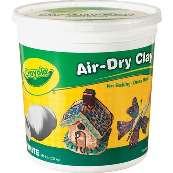 Crayola Air-Dry Clay, 5 lb. Bucket, White