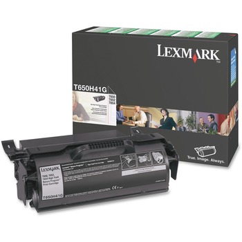 Lexmark T650H41G High-Yield Toner, 25000 Page-Yield, Black